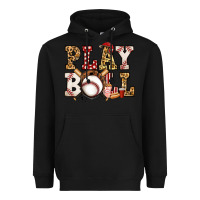 Black baseball play ball Heavyweight Hoodie - Jasminsmagicworld