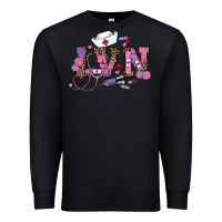 Black valentines day lvn Premium Sweatshirt - RanaPortraitStore