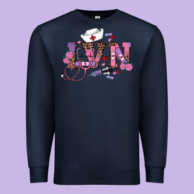 Valentines Day Lvn Premium Sweatshirt Designed By Ranaportraitstore