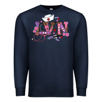 Navy valentines day lvn Premium Sweatshirt - RanaPortraitStore