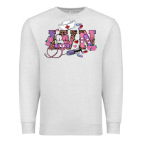 Oatmeal Heather valentines day lvn Premium Sweatshirt - RanaPortraitStore