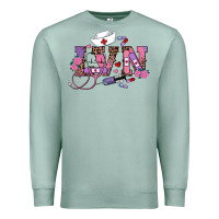 Seafoam valentines day lvn Premium Sweatshirt - RanaPortraitStore
