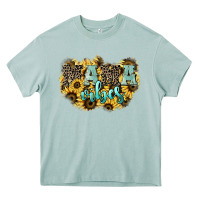 Arona Mama vibes leopard mother's day Heavy Core Tee - HowdyJamesFarm