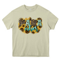Mossy Mama vibes leopard mother's day Heavy Core Tee - HowdyJamesFarm