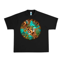 Black western pattern circle Urban Heavy Tee - Jasminsmagicworld