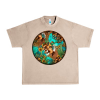 French Oak western pattern circle Urban Heavy Tee - Jasminsmagicworld