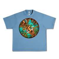 Pebble Blue western pattern circle Urban Heavy Tee - Jasminsmagicworld