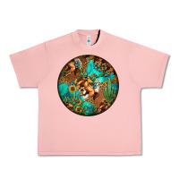 Salmon western pattern circle Urban Heavy Tee - Jasminsmagicworld