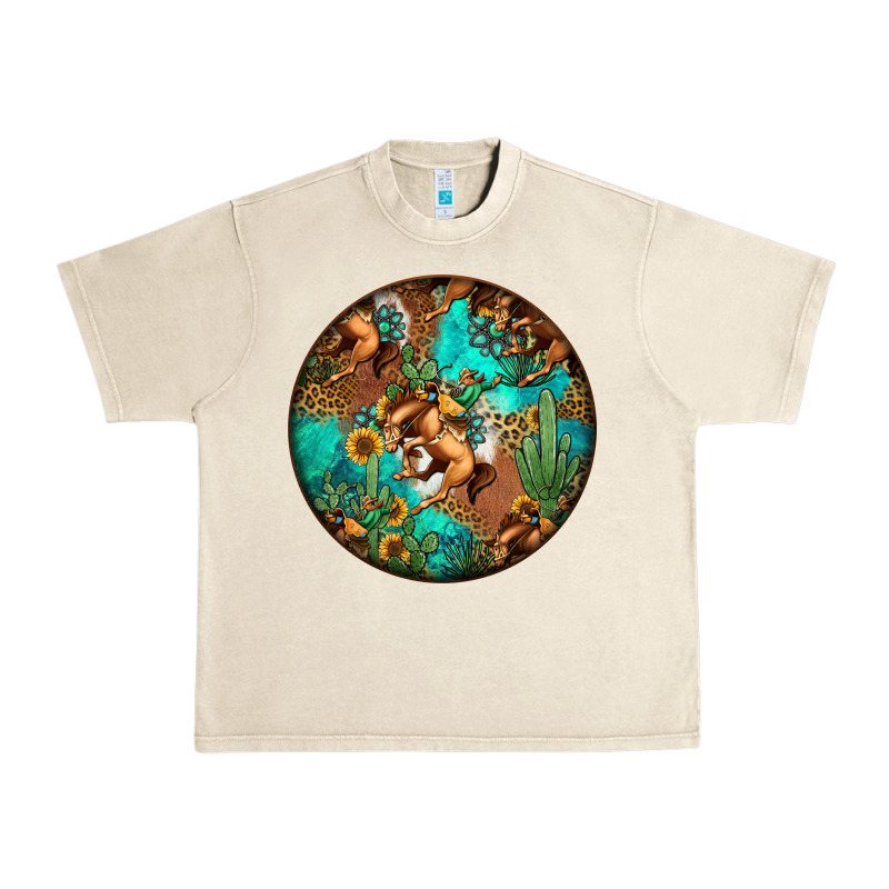 Western Pattern Circle Urban Heavy Tee by Jasminsmagicworld | Teevron