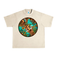Sandshell western pattern circle Urban Heavy Tee - Jasminsmagicworld