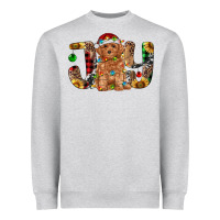 Heather Grey toy poodle christmas joy Heavyweight Sweatshirt - RanaPortraitStore
