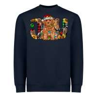 Navy toy poodle christmas joy Heavyweight Sweatshirt - RanaPortraitStore