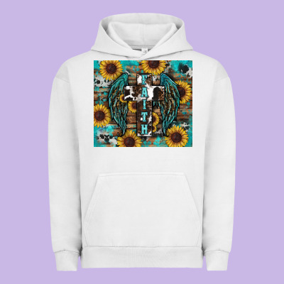 Western Faith Sunflower's Urban Hoodie Designed By Ranaportraitstore