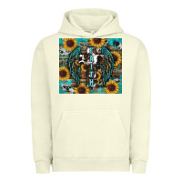 Pigment Pistachio western faith sunflower's Urban Hoodie - RanaPortraitStore