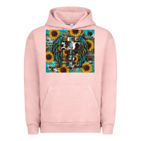 Pigment Salmon western faith sunflower's Urban Hoodie - RanaPortraitStore