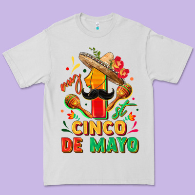 My First Cinco De Mayo Premium Tee Designed By Fadigitalartstudio