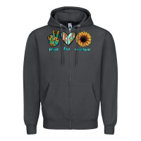 Smoke peace love sunshine Zipper Hoodie - JahusDesignShop