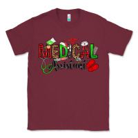 Burgundy medical assistant christmas Classic Tee - OliviaCreatesArt