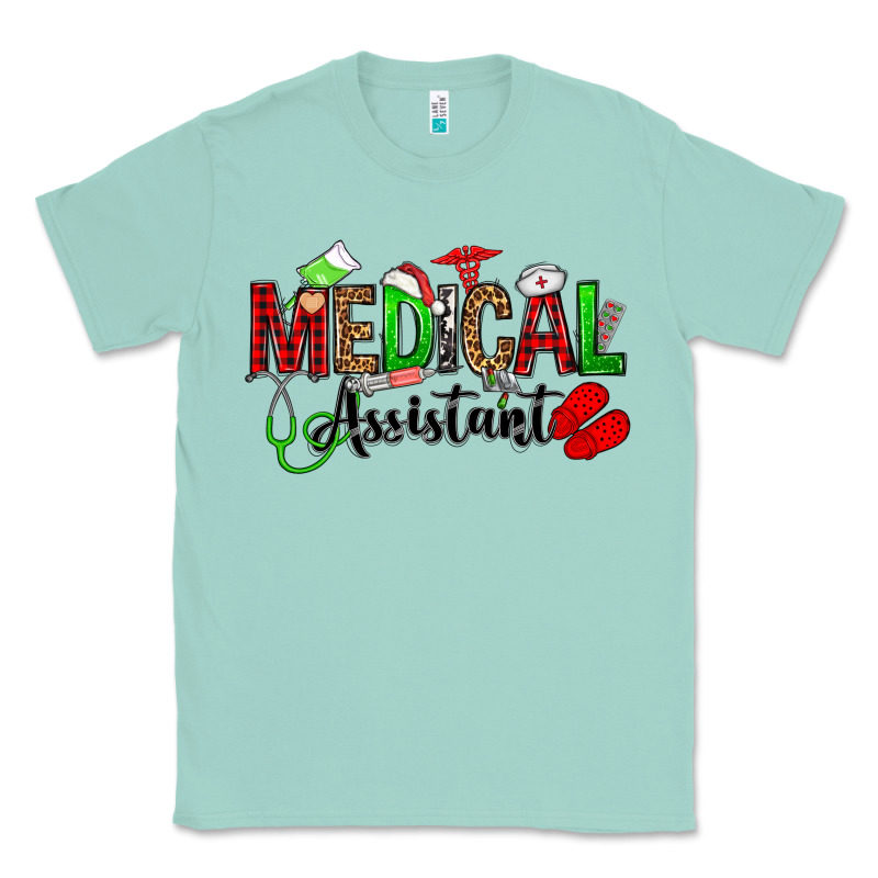Medical Assistant Christmas Classic Tee by OliviaCreatesArt | Teevron