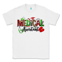 White medical assistant christmas Classic Tee - OliviaCreatesArt