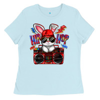Baby Blue hip hop Ladies Tee - FaDigitalArtStudio