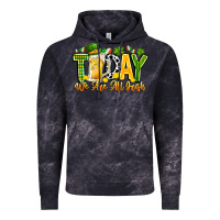 Cloud Black today we are all irish Vintage Hoodie - CowhideDigitalArt