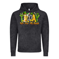 Vintage Black today we are all irish Vintage Hoodie - CowhideDigitalArt