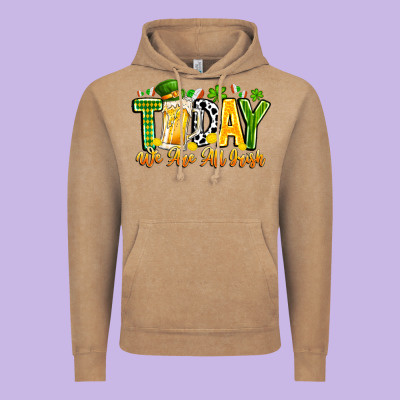Today We Are All Irish Vintage Hoodie Designed By Cowhidedigitalart