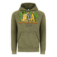 Vintage Olive today we are all irish Vintage Hoodie - CowhideDigitalArt