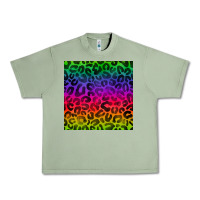 Oil Green colorful leopard seamless pattern Urban Heavy Tee - BundleAndBundleShop