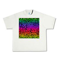 Pistachio colorful leopard seamless pattern Urban Heavy Tee - BundleAndBundleShop