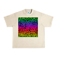 Sandshell colorful leopard seamless pattern Urban Heavy Tee - BundleAndBundleShop