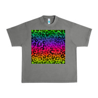 Tornado colorful leopard seamless pattern Urban Heavy Tee - BundleAndBundleShop
