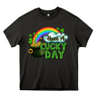 Asphalt Have a lucky day Heavy Core Tee - CowGirlArtShop