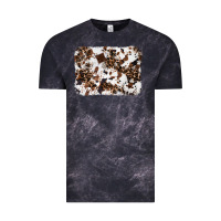 Cloud Black cowhide leopard background Vintage Tee - RanaPortraitStore