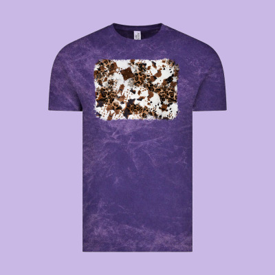 Cowhide Leopard Background Vintage Tee Designed By Ranaportraitstore