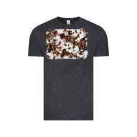 Vintage Black cowhide leopard background Vintage Tee - RanaPortraitStore