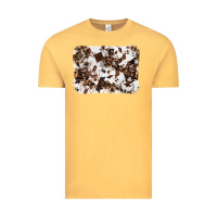Vintage Mustard cowhide leopard background Vintage Tee - RanaPortraitStore