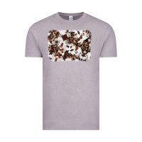 Vintage Zinc cowhide leopard background Vintage Tee - RanaPortraitStore
