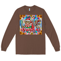Chestnut Love Christmas highland cow Long Sleeve Tee - CowhideDigitalArt