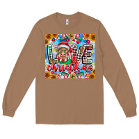 Toasted Coconut Love Christmas highland cow Long Sleeve Tee - CowhideDigitalArt