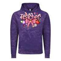 Cloud Purple easter teacher Vintage Hoodie - CowhideDigitalArt