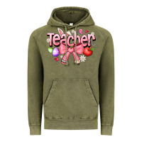 Vintage Olive easter teacher Vintage Hoodie - CowhideDigitalArt