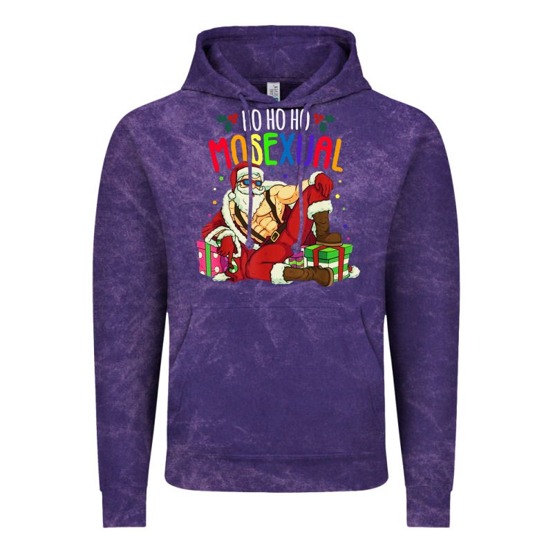 Mens Ho Ho Ho Mosexual Vintage Hoodie by DesigneFamous | Teevron