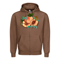 Chestnut just peachy 2 Zipper Hoodie - JahusDesignShop