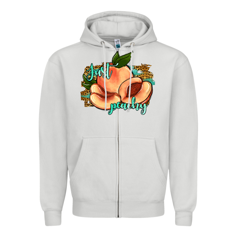 Just Peachy 2 Zipper Hoodie by JahusDesignShop | Teevron