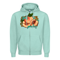 Seafoam just peachy 2 Zipper Hoodie - JahusDesignShop