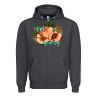 Smoke just peachy 2 Zipper Hoodie - JahusDesignShop