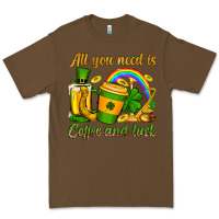 Cacao St. Patrick's All you need is coffee and luck Premium Tee - OliviaCreatesArt