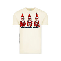 Vintage Arctic Christmas Elfs Vintage Tee - FaDigitalArtStudio